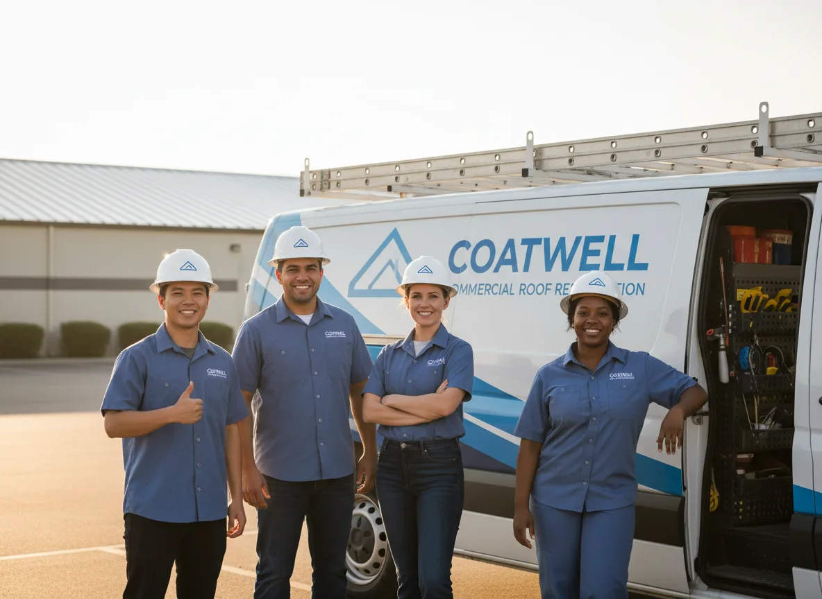 Commercial roof coating company in Lucinda, PA